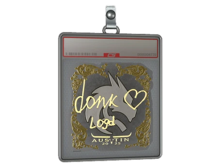 Sticker Slab | donk (Gold) | Austin 2025