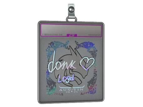Sticker Slab | donk (Holo) | Austin 2025