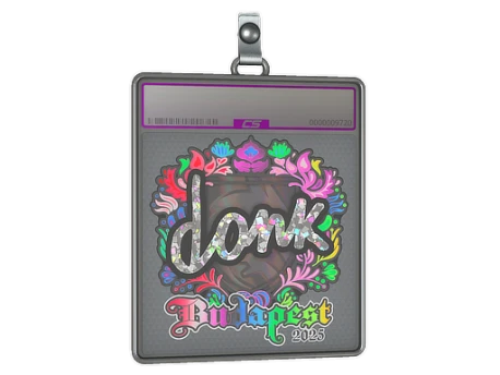 Sticker Slab | donk (Holo) | Budapest 2025