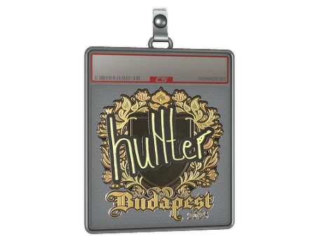 Sticker Slab | huNter- (Gold) | Budapest 2025