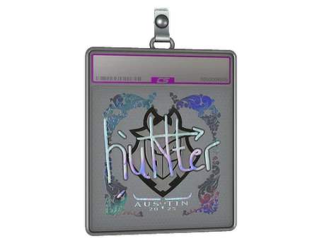 Sticker Slab | huNter- (Holo) | Austin 2025