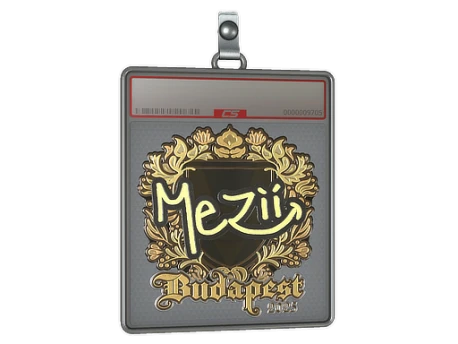 Sticker Slab | mezii (Gold) | Budapest 2025