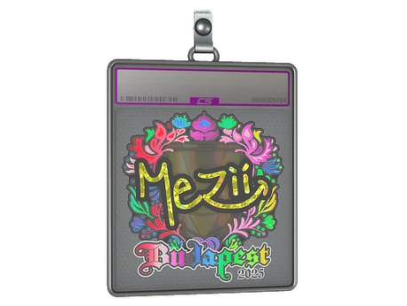 Sticker Slab | mezii (Holo) | Budapest 2025