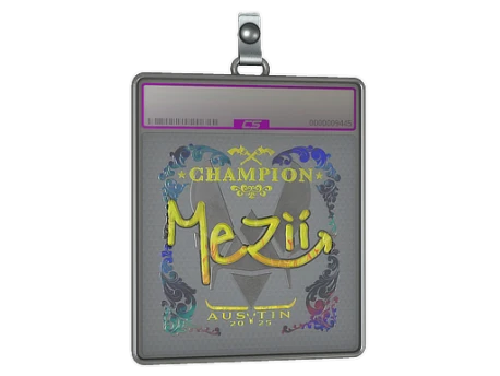 Sticker Slab | mezii (Holo, Champion) | Austin 2025