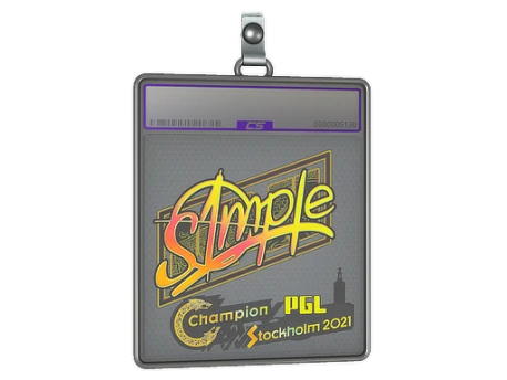 Sticker Slab | s1mple (Holo) | Stockholm 2021