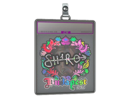 Sticker Slab | sh1ro (Holo) | Budapest 2025