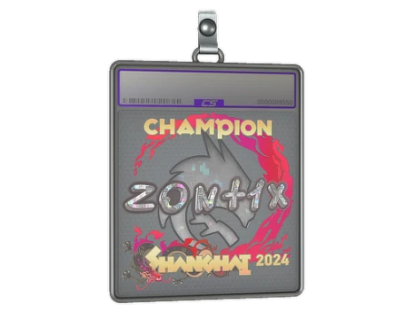 Sticker Slab | zont1x (Glitter, Champion) | Shanghai 2024