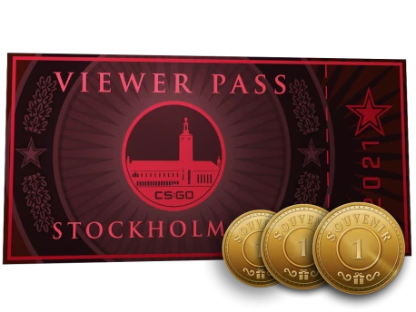 Stockholm 2021 Viewer Pass + 3 Souvenir Tokens