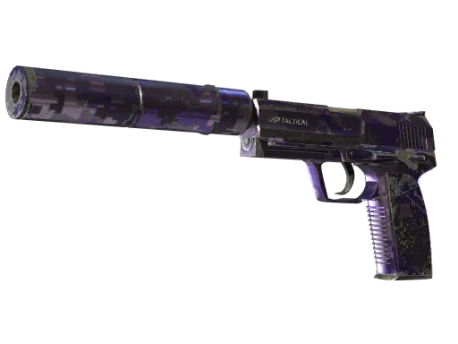 USP-S | Пиксельный камуфляж «Фиолетовый» (После полевых испытаний)