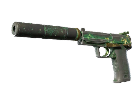 USP-S | Tropical Breeze (Battle-Scarred)