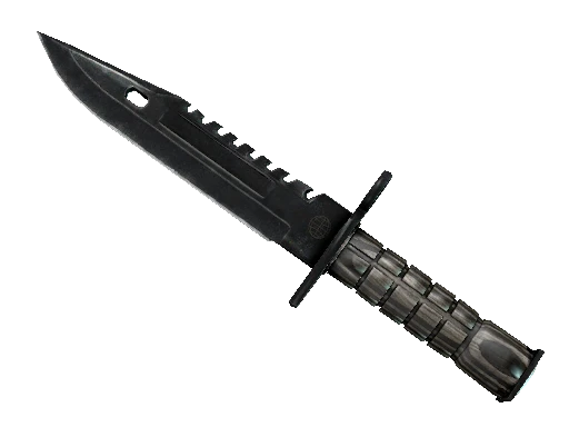 ★ StatTrak™ M9 Bayonet | Black Laminate (Well-Worn)
