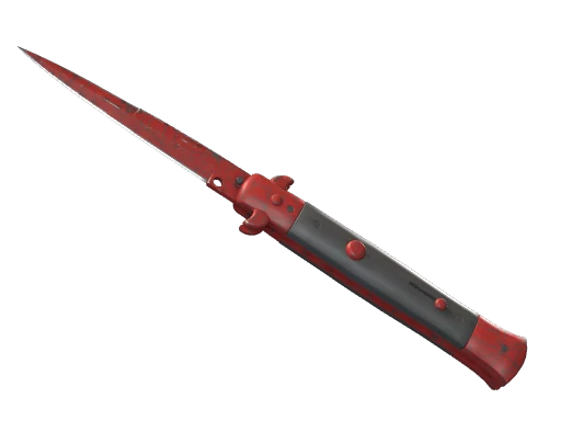 ★ Stiletto Knife | Crimson Web (Field-Tested)