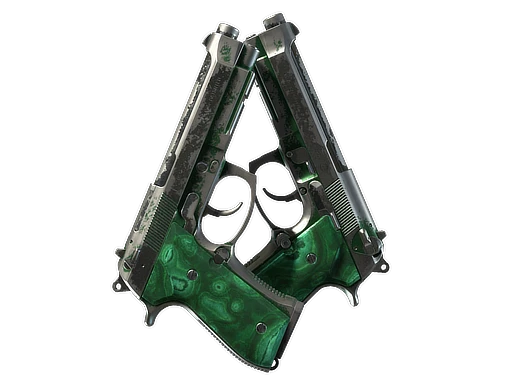 Dual Berettas | Polished Malachite