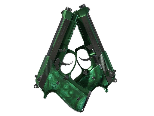 Dual Berettas | Polished Malachite