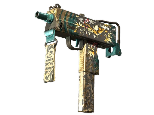 MAC-10 | Cat Fight (Battle-Scarred)