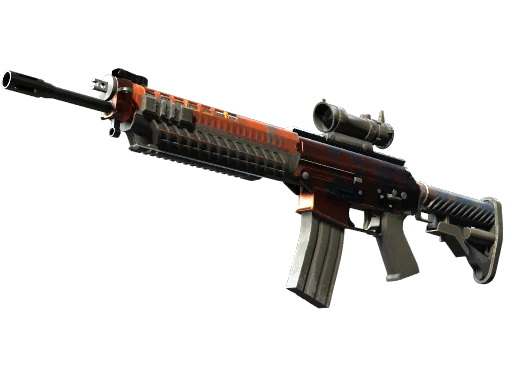 SG 553 | Danger Close (Well-Worn)
