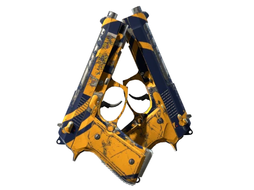StatTrak™ Dual Berettas | Marina (Well-Worn)