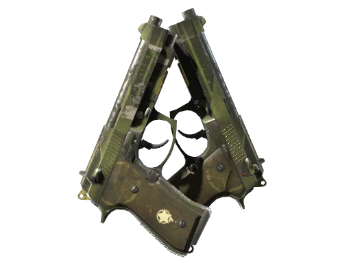 StatTrak™ Dual Berettas | Retribution (Field-Tested)
