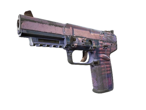StatTrak™ Five-SeveN | Dark Polymer (Battle-Scarred)