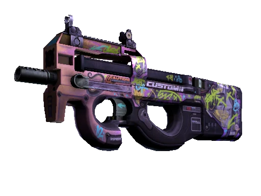 StatTrak™ P90 | Neoqueen (Well-Worn)