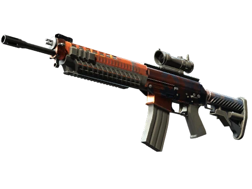 StatTrak™ SG 553 | Danger Close (Minimal Wear)
