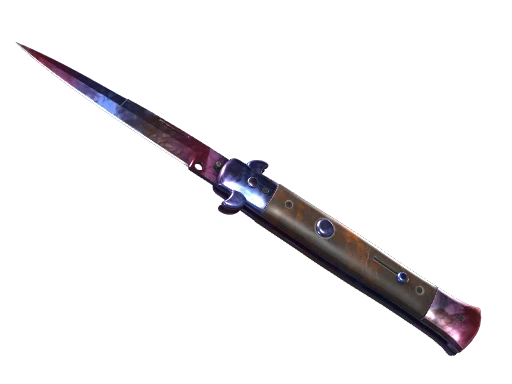 ★ StatTrak™ Stiletto Knife | Doppler Sapphire (Minimal Wear)