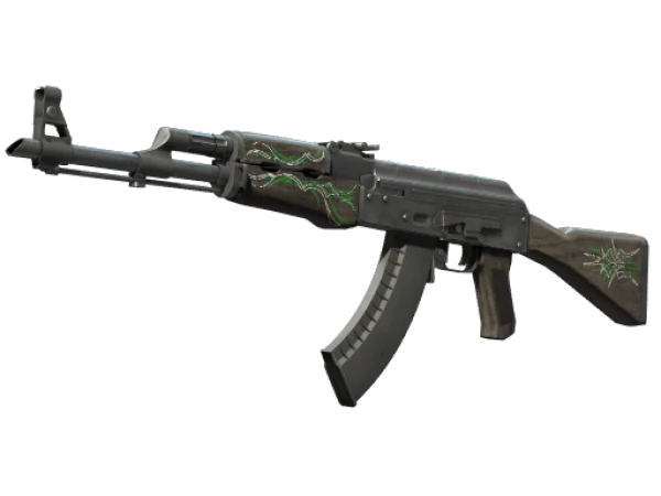 AK-47 | Emerald Pinstripe (Well-Worn)