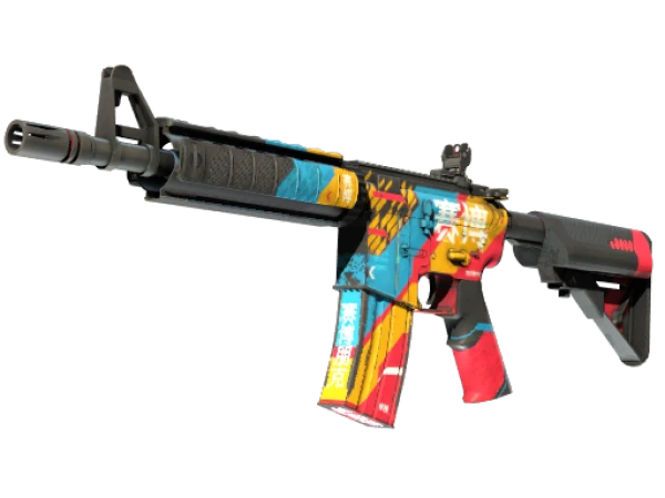 StatTrak™ M4A4 | Cyber Security (Well-Worn)