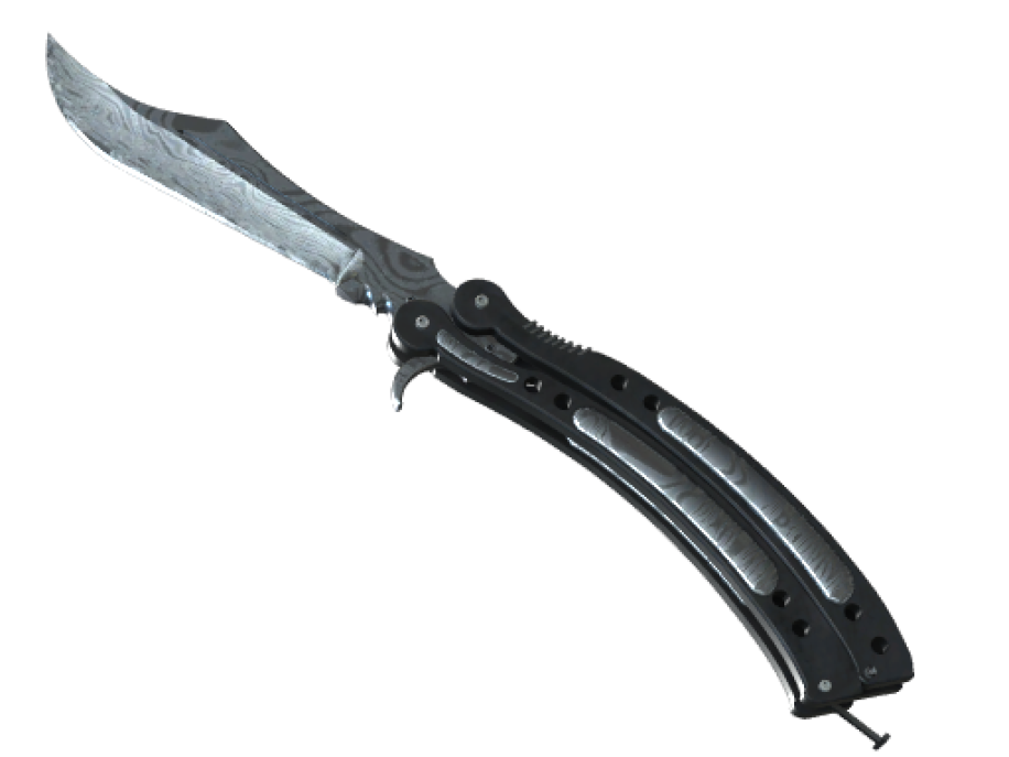 Faca Butterfly ★ StatTrak™ | Damascus Steel (Original de Fábrica) CS2 ...