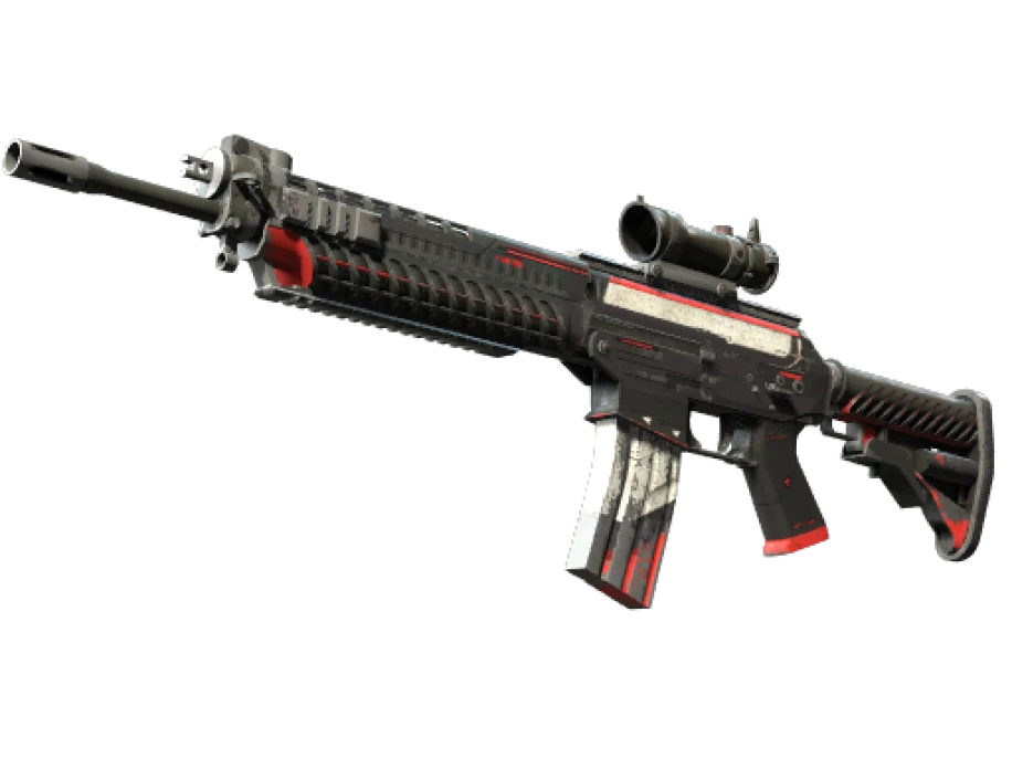 SG 553 | Cyrex (Battle-Scarred)