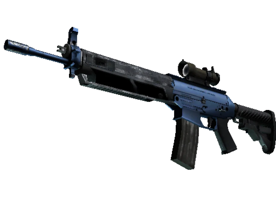 Сувенирный SG 553 | Анодированная синева