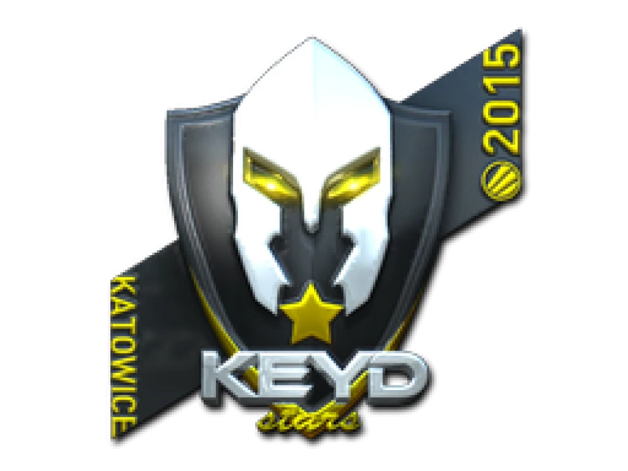 Наклейка | Keyd Stars (металлическая) | Катовице-2015