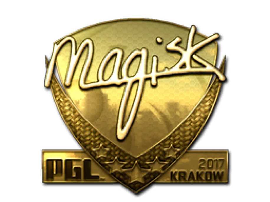 Наклейка | Magisk (Gold) | Krakow 2017