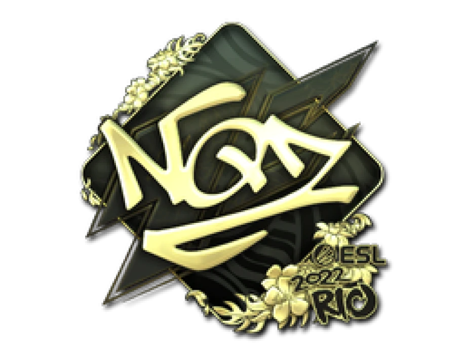 Наклейка | NQZ (золотая) | Рио-2022