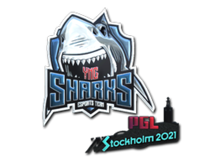 Наклейка | Sharks Esports | Стокгольм-2021 КС ГО | Купить, Продать на ...