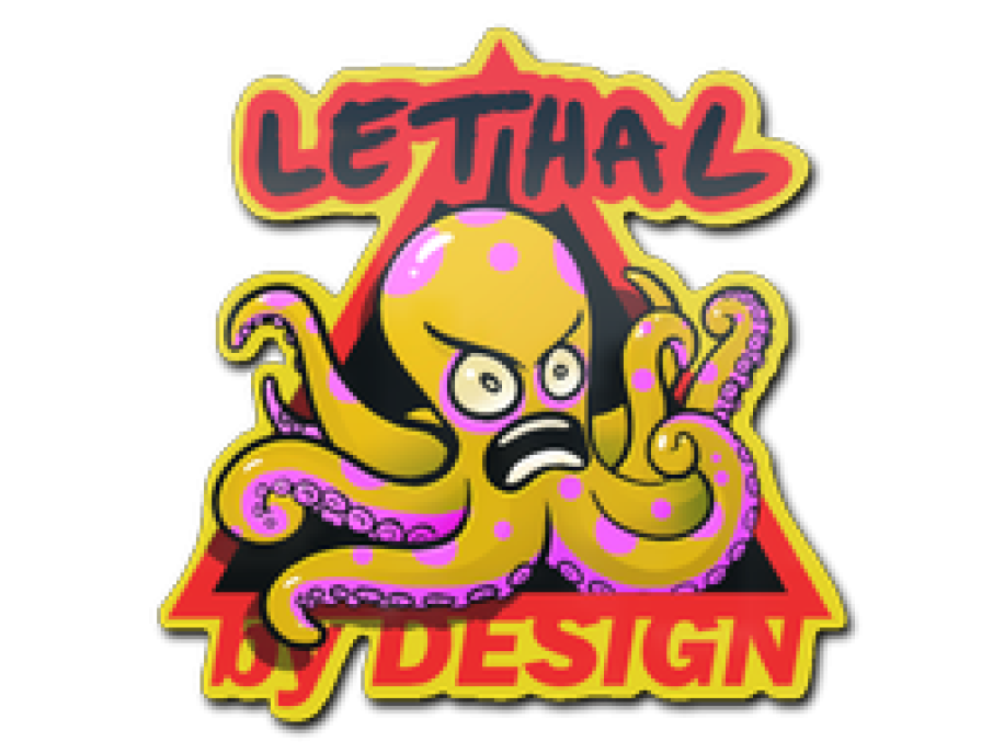 Sticker | Yellow Lethal CS2 (CS:GO) | Buy, Sell, Price — Market.CSGO