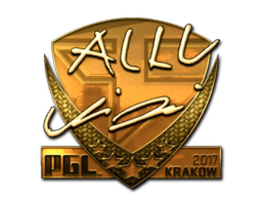 Наклейка | allu (Gold) | Krakow 2017