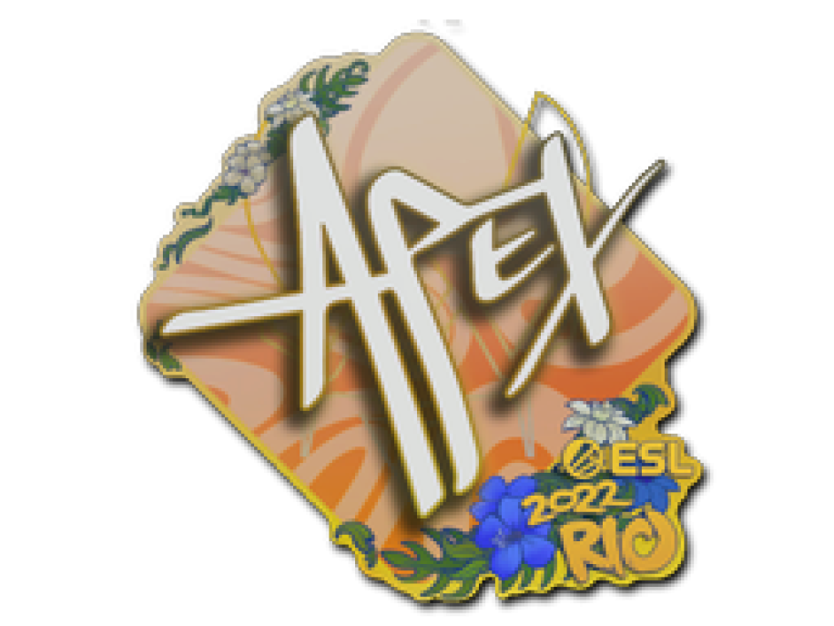 Sticker | apEX | Rio 2022 CS2 (CS:GO) | Buy, Sell, Price — Market.CSGO