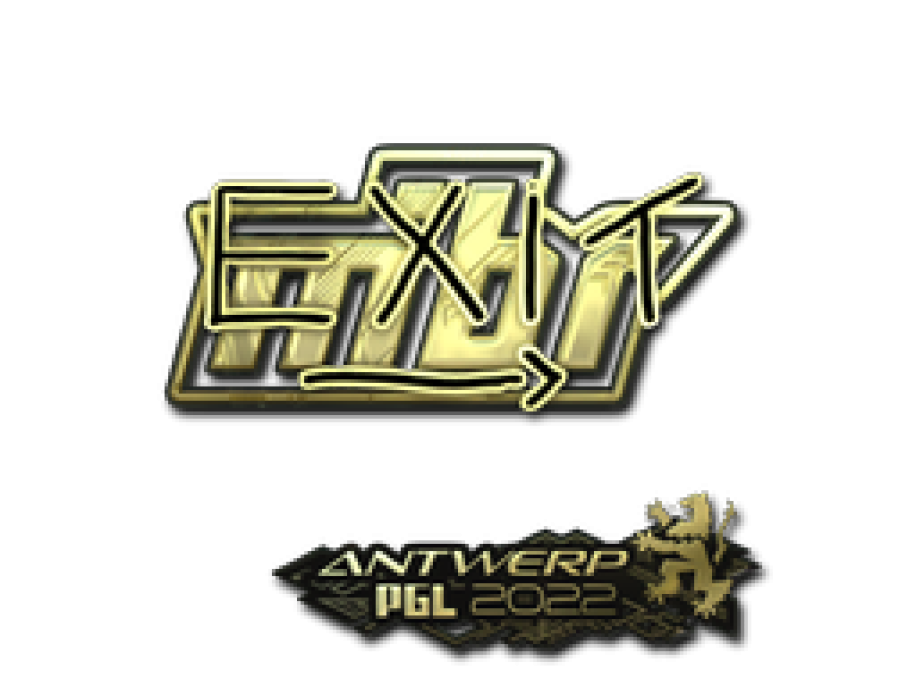 Sticker | exit | Antwerp 2022 CS:GO | Buy, Sell On Market CS:GO