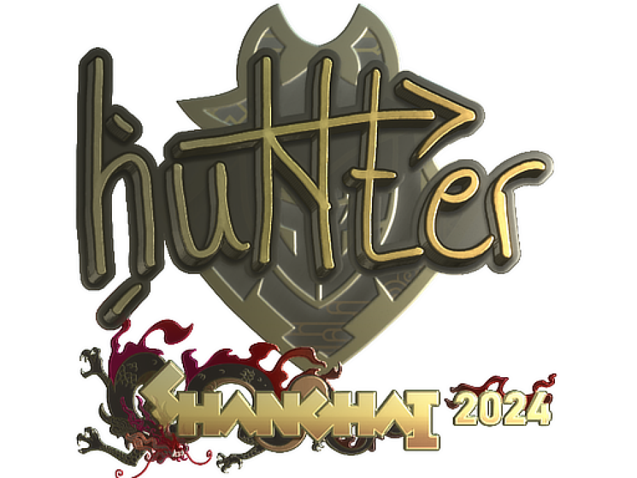 Sticker | huNter- | Shanghai 2024 () CS2 (CS:GO) | Price on Market CS:GO