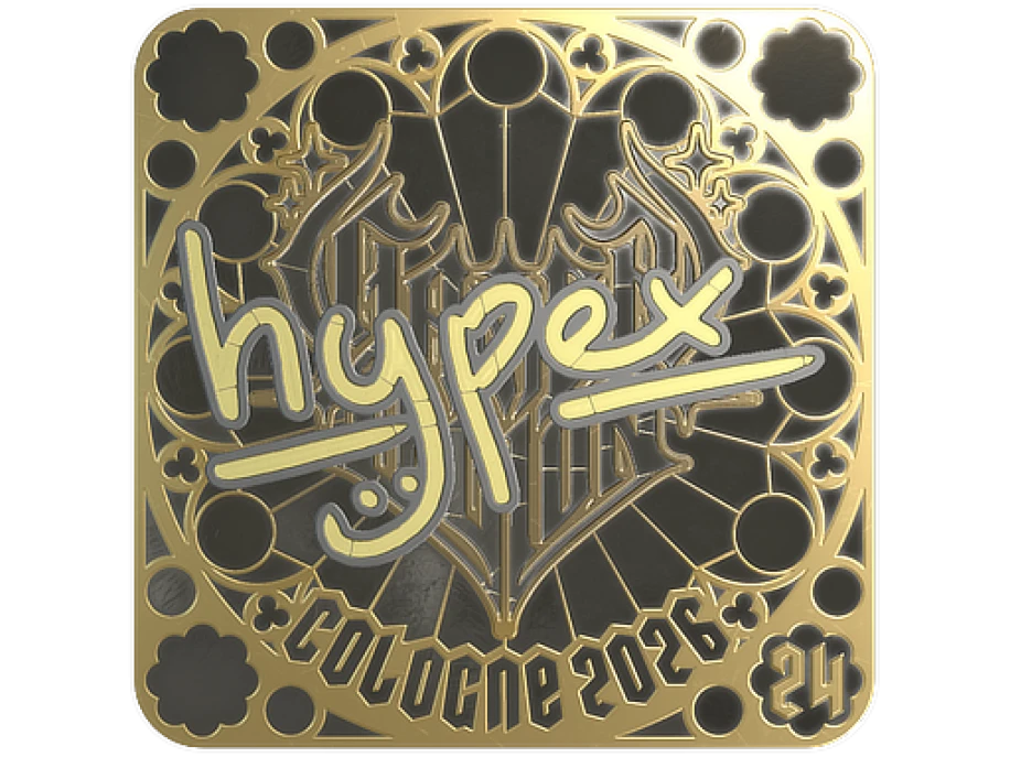 Sticker | hypex (Gold, Ranked) | Cologne 2026