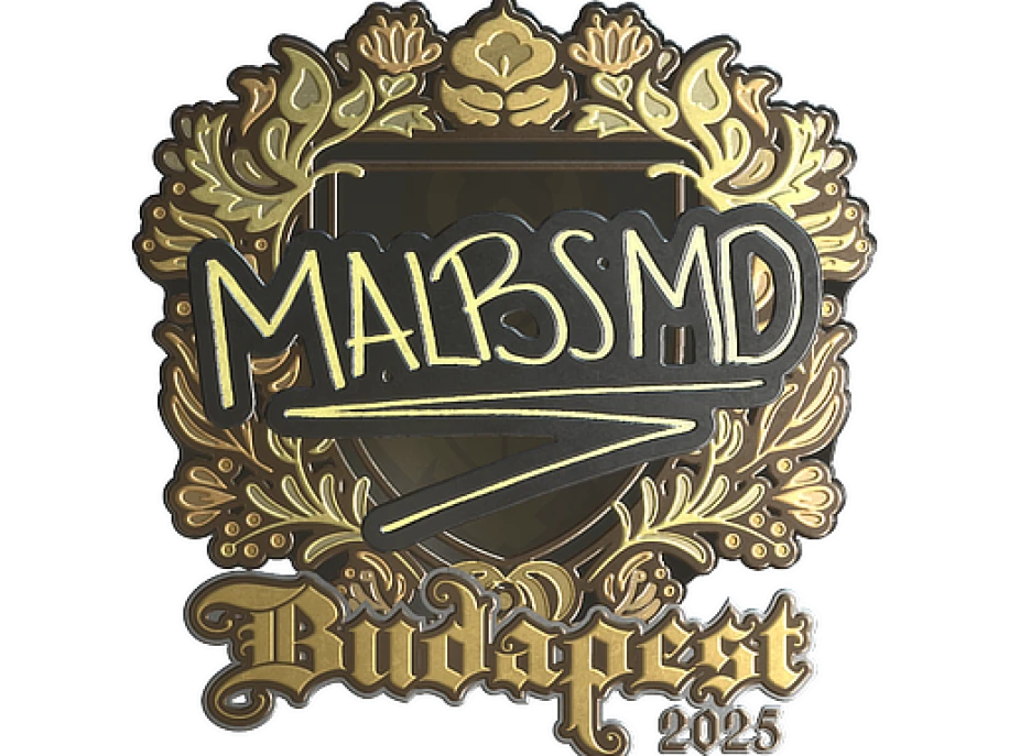 Sticker | malbsMd (Gold) | Budapest 2025