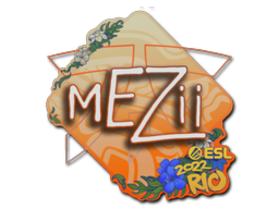 Sticker | mezii | Rio 2022 CS2 (CS:GO) | Buy, Sell, Price — Market.CSGO