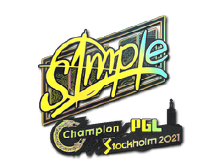 Sticker | s1mple | Stockholm 2021 CS2 (CS:GO) | Buy, Sell, Price ...