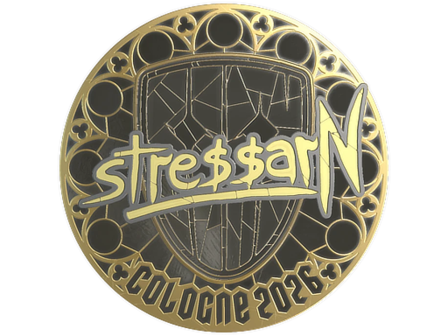 Sticker | stressarN (Gold) | Cologne 2026