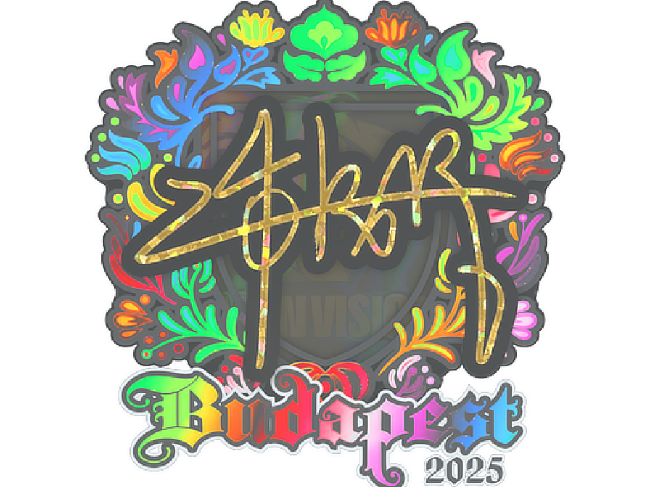 Sticker | z4KR | Budapest 2025 CS2 (CS:GO) | Buy, Sell, Price — Market.CSGO