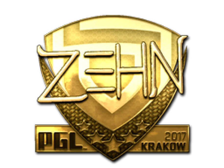 Наклейка | zehN (Gold) | Krakow 2017