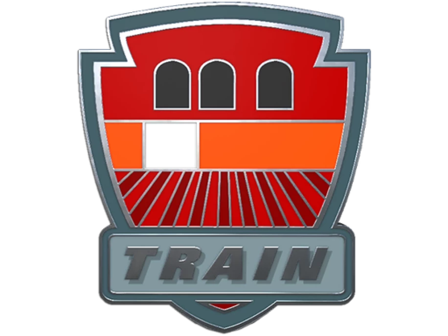 Pin go. Значок «Train». Значок трейн КС го. Значок Миража. Логотипы карт КС го.